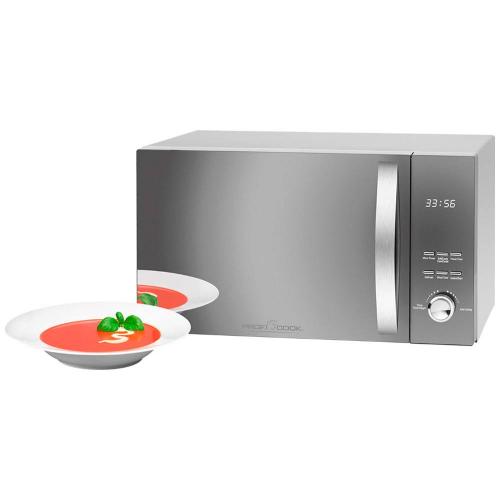 Микроволновая печь 32,2х54,2 см Profi Cook PC-MWG 1176 стальная