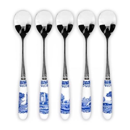 Набор чайных ложек Spode Blue Italian 6 пр белый