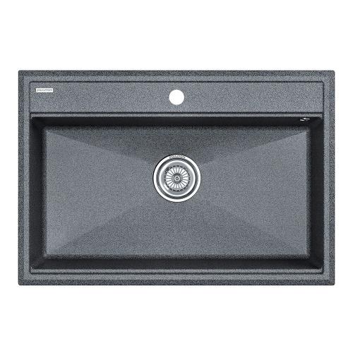 Кухонная мойка 75х51 см Paulmark Stepia 80 IT-GRANIT PM117551-DG графит