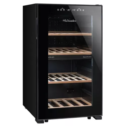 Винный шкаф на 50 бутылок La Sommeliere LS51.2ZBLACK черный