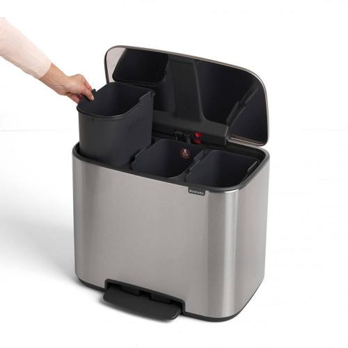 Мусорный бак 33 л Brabantia Bo Pedal Bin стальной