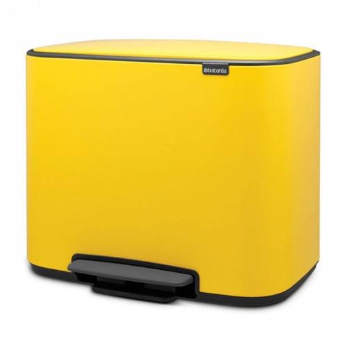 Мусорный бак 36 л Brabantia Bo Pedal Bin желтый