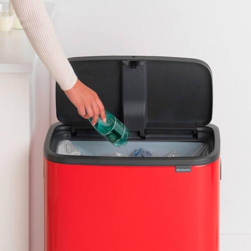 Мусорный бак 36 л Brabantia Bo Touch Bin красный