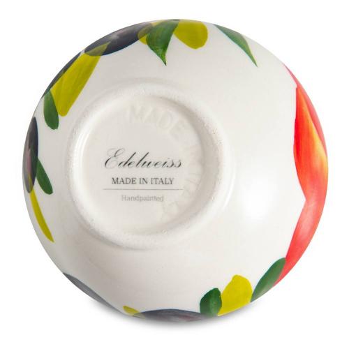 Розетка 8х8 см Edelweiss Томаты и оливки белое