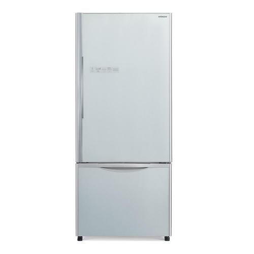 Холодильник 180х75 см Hitachi Bottom Freezer R-B572PU7 GS серебристое стекло