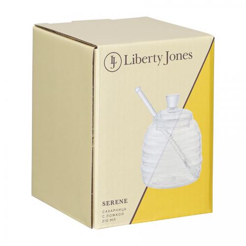 Сахарница с крышкой 5 см 210 см Liberty Jones Serene прозрачная