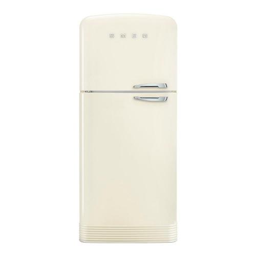 Холодильник двухкамерный 188х80 см Smeg 50's Style FAB50LCR5 кремовый