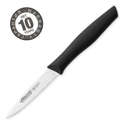 Нож овощной 8,5 см Arcos Nova черный