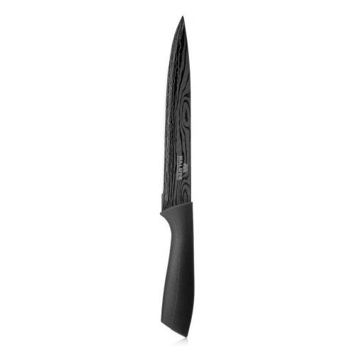 Кухонный нож разделочный 19 см Walmer Titanium черный