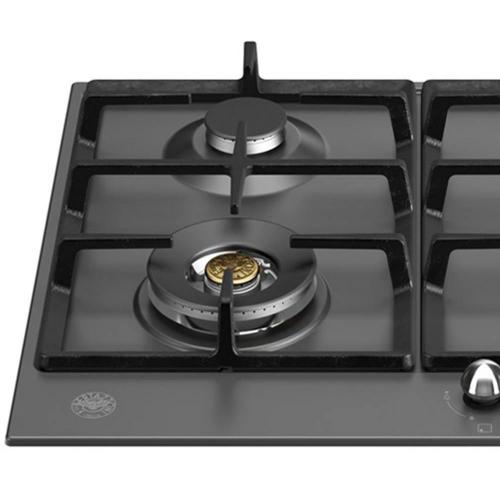 Газовая варочная панель 60,2x52x2 см Bertazzoni Heritage P604LHERNE черная