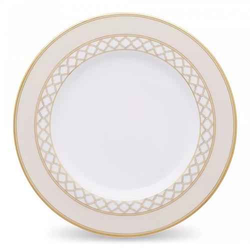 Тарелка закусочная 21 см Noritake Eternal Palace Gold бежевая