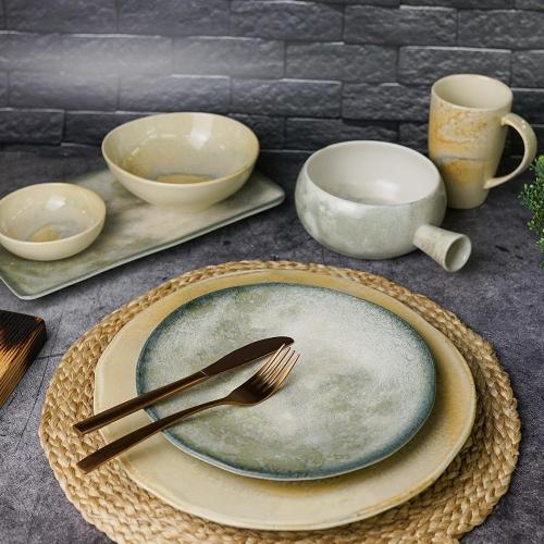 Салатник 15 см Porland Stoneware Pearl серый