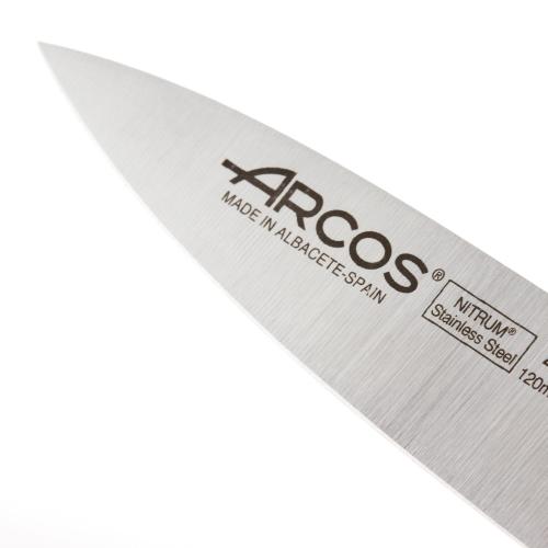 Нож овощной 12 см Arcos Universal черный - 3 фото