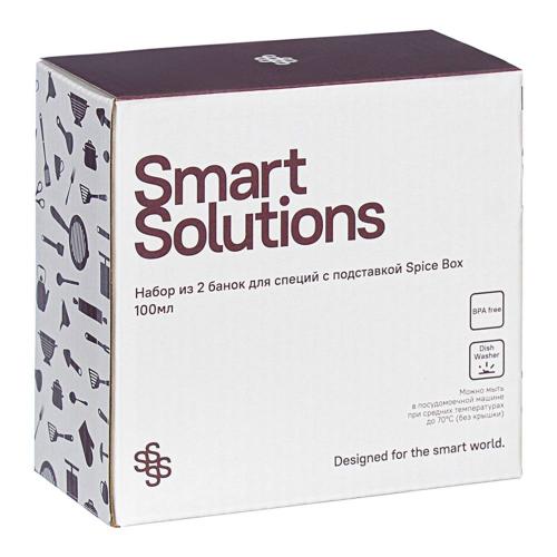 Набор для специй Smart Solutions черный 2 пр