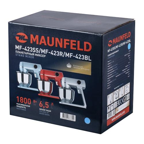 Миксер планетарный 6,5 л Maunfeld MF-423R красный