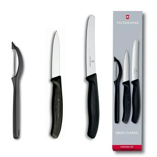 Набор ножей Victorinox Swiss Classic черный 3 пр