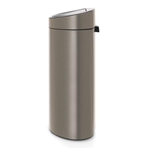 Мусорный бак 10+23 л Brabantia Touch Bin платиновый