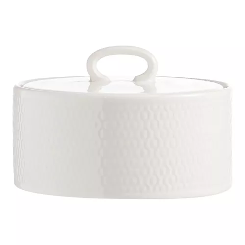 Сахарница 10 см Wedgwood Gio белая