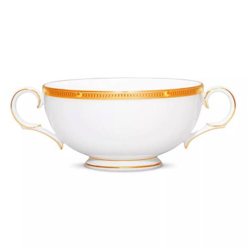 Бульонная пара 16,5 см 210 мл Noritake Rochelle Gold белая