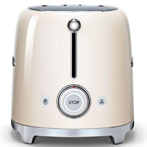 Тостер на 2 ломтика Smeg 50's Style TSF01CREU кремовый