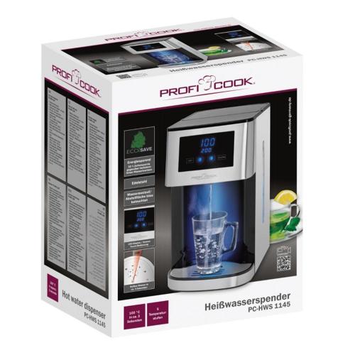 Диспенсер для воды 4 л Profi Cook PC-HWS 1145 стальной