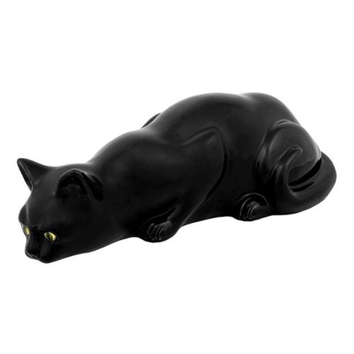Фигурка Кошка-охотница 44,5х20,5х14,5 см Bordallo Pinheiro черная