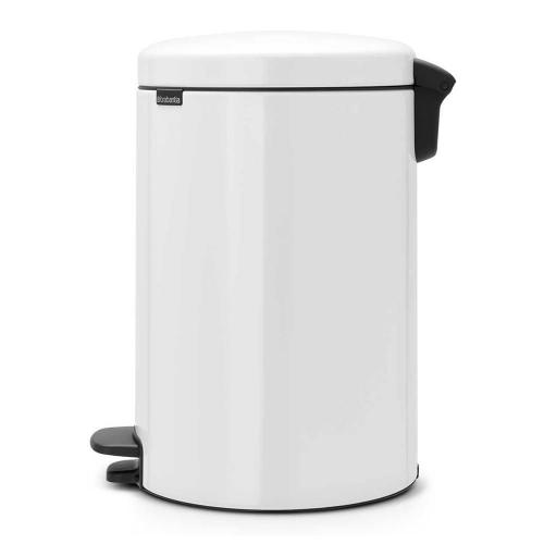 Мусорный бак с педалью 20 л Brabantia NewIcon белый