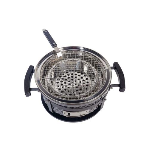 Угольный гриль 35х18 см Diamond Egg Tabletop Grill серый