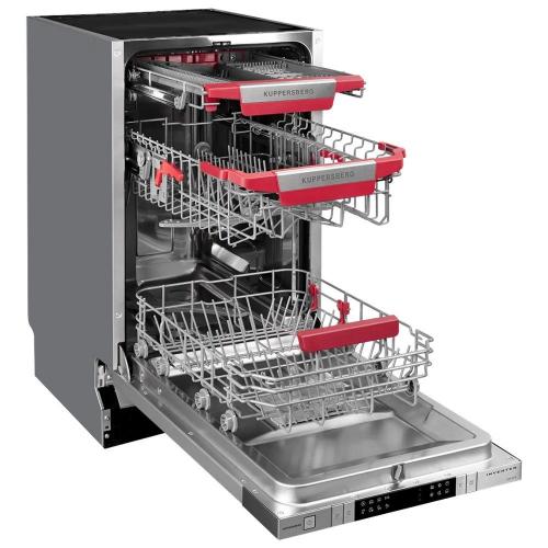 РОЗНИЦА Встраиваемая посудомоечная машина 44,8х55 см Kuppersberg GIM 4578 стальная
