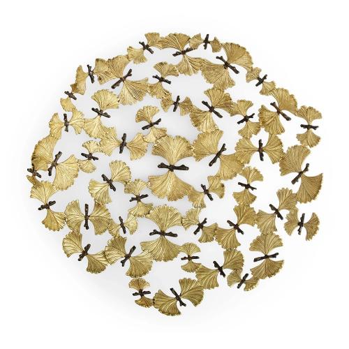 Сервировочное блюдо 47х11 см Michael Aram Butterfly Ginkgo золотое