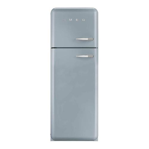 Холодильник двухкамерный 169х60 см Smeg 50's Style FAB30LSV5 серебристый