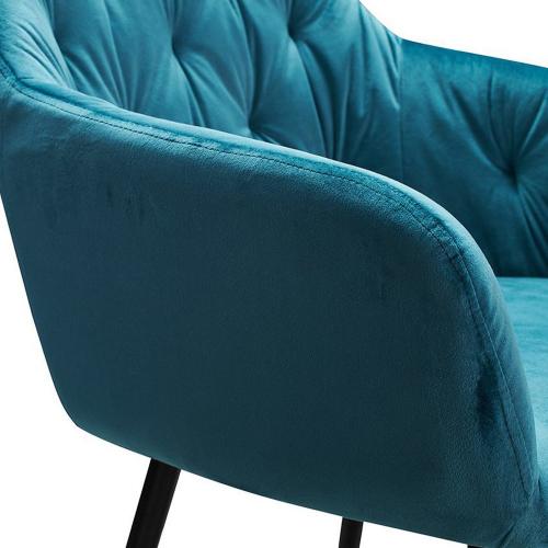 Стул-кресло 57х60х86 см ESF синее - 9 фото