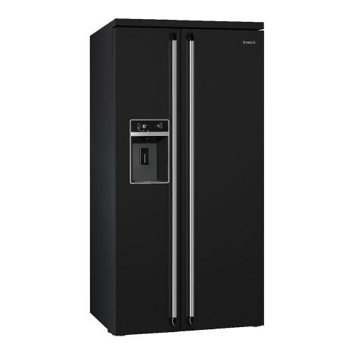 Холодильник Side-by-Side 184х91 см Smeg Victoria SBS963N черный