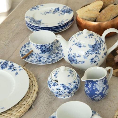 Тарелка закусочная Blue Flower 19 см Kitchen Craft Mikasa Hampton