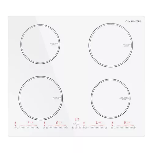 Индукционная варочная панель 59 см Maunfeld CVI594SWH белая