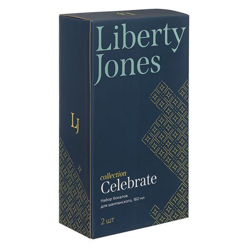 Набор бокалов для шампанского 160 мл Liberty Jones Celebrate 2 пр