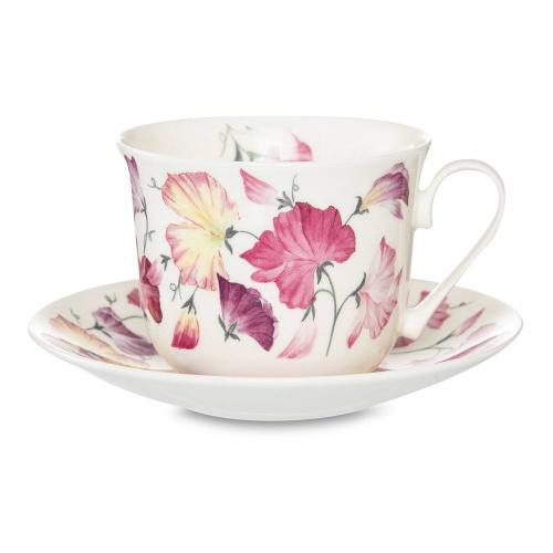 Чайная пара Roy Kirkham Floral белая