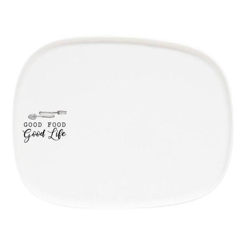 Тарелка десертная 20,5х16 см Easy Life Kitchen Elements