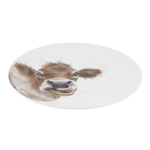 Тарелка десертная Корова 16,5 см Royal Worcester Забавная фауна