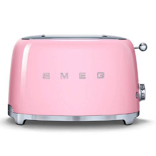 Тостер на 2 ломтика Smeg 50's Style TSF01PKEU розовый