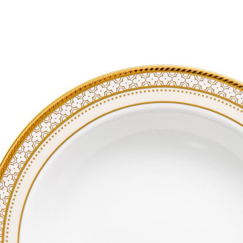Тарелка десертная 15,5 см Noritake Trefolio Gold белая