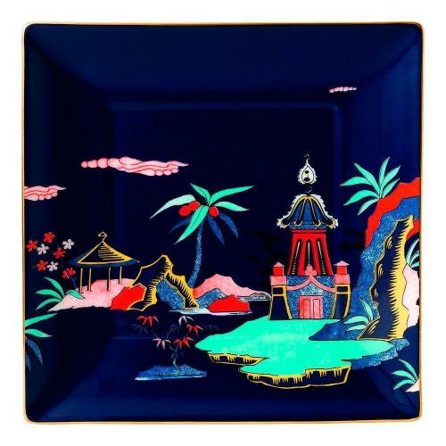 Сервировочное блюдо Blue Pagoda 15х15 см Wedgwood Wonderlust