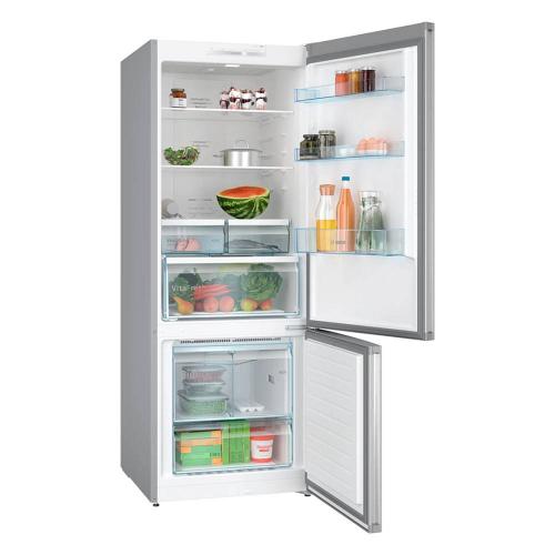 Холодильник 186х70 см Bosch Serie 4 KGN55VL21U стальной