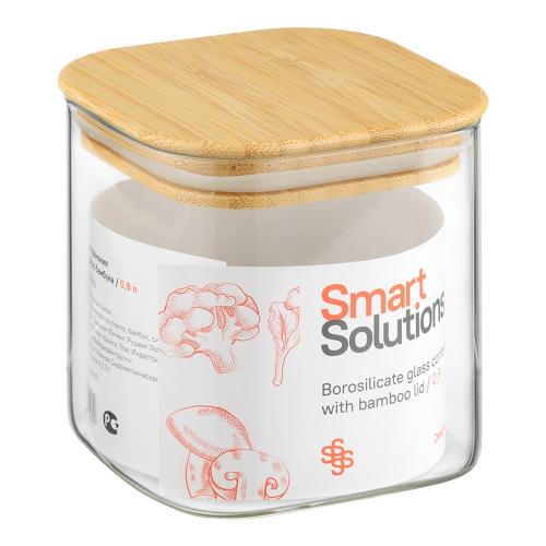 Контейнер  10,5х10,5х10,5 см 800 мл Smart Solutions прозрачный