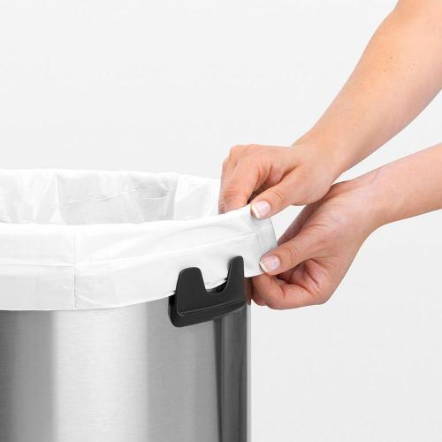 Мусорный бак 60 л Brabantia Push Bin стальной