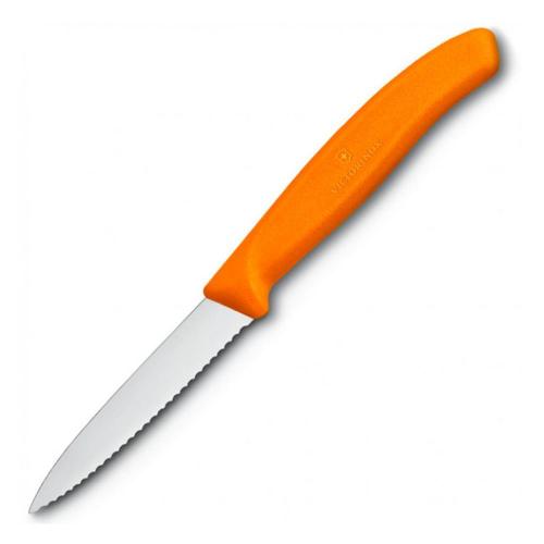 Нож для очистки овощей 8 см Victorinox Swiss Classic оранжевый