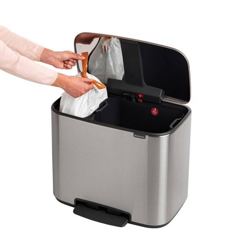 Мусорный бак 34 л Brabantia Bo Pedal Bin стальной