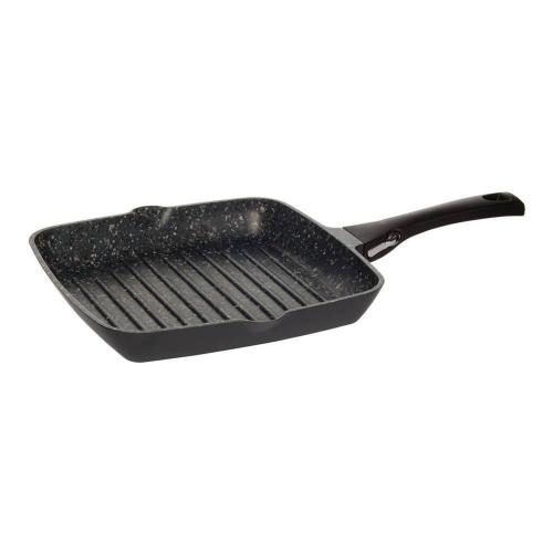 Сковорода-гриль с антипригарным покрытием 28х28 см Nadoba Pavla черная