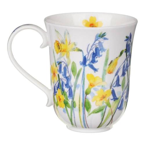 Кружка 330 мл Dunoon Braemar Cottage Flowers желтая