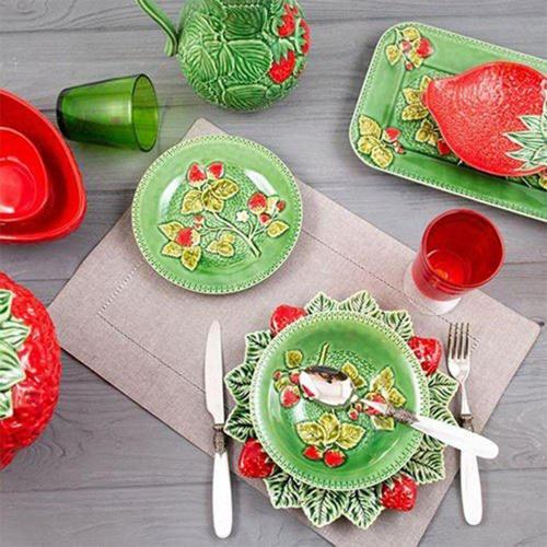 Тарелка обеденная 26 см Bordallo Pinheiro Strawberries